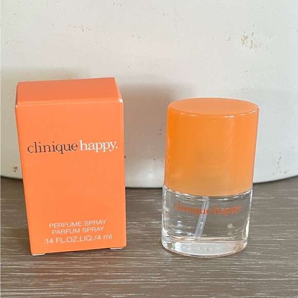 Clinique Happy Spray Perfume & 01 Black Mascara Mini 0.14 oz - Picture 3 of 7